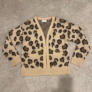 Leopard Print Cardigan